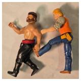 2 Chuck Norris action figures, 6" tall