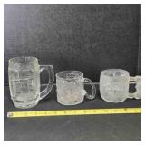 3 Collector mugs; Dad