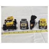 3 sporty trucks & Batmobile