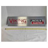 Viking Welding Helmets sign, 23"x6"