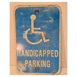 Handicapped Parking street sign (18"x12")