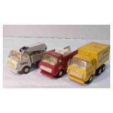 2 Tonka steel & plastic work trucks & 1 Ryder