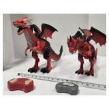 2 Remote-control Dragons; One takes 2 AAA