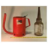 Swing spout oil can & Jar