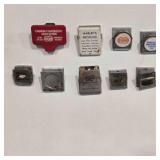 Promotional magnets; 9 vintage fridge magnets