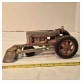 Hubley die cast tractor w/front end loader
