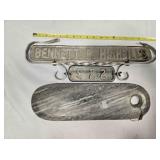Marble board; Aluminum Address sign