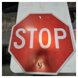Stop sign, metal, 30"x30"