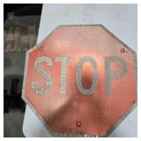 Stop sign, metal, 36"x36"