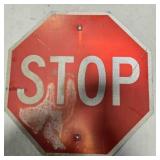 Stop sign, metal, 24"x24"