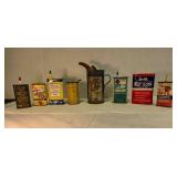 Assorted vintage household memorabilia