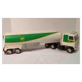 Vintage BP tanker metal toy semi-truck