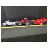3 vehicles; NYPD Wrecker, 7" long