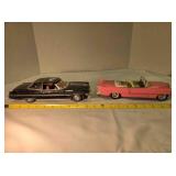 2 model Cadillacs; 1973 Eldorado, 1:18 scale (10")