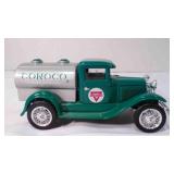 Conoco tanker diecast metal coin bank
