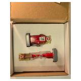 2 Model Gas Pumps; 1951 Derby Wayne 100 (3" tall)