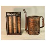 Swing spout oilcan, half gallon; Buss Fuse