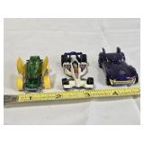 3 Hot Wheels models; Dragon Blaster; Howlin