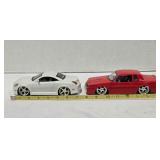 2 diecast cars; Lexus SC430, 1:24 scale