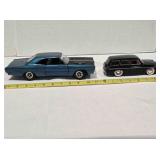 2 diecast cars; Ertl 1:18 scale 1969 Plymouth