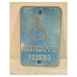 Handicapped Parking street sign (18"x12")