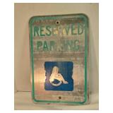 Handicapped Parking street sign (18"x12")