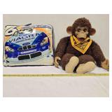 Stuffed Cub Scout monkey