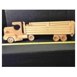 wood tractor-trailer