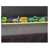 4 model vehicles; Cement truck, 6ï¿½" long
