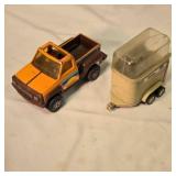 2 Tonka vehicles; Pickup truck, 9" long