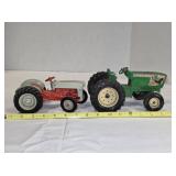 2 Die Cast Ertl farm tractors