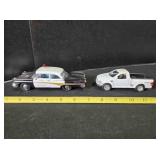 2 die cast model cars