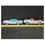 2 die cast model cars