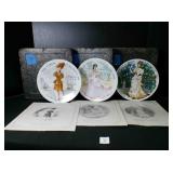 Vintage Women of the Century collectible plates