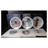 Vintage Women of the Century collectible plates