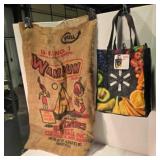 Wampum Potatoes burlap bag (38"x22")