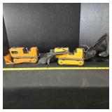 2 metal Tonka construction vehicles; 1970-80