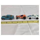 3 Hot Wheels model cars; Custom V4 Vega