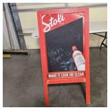 Stoli Sandwich Board sign