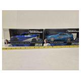 2 diecast cars; Fast & Furious models, 8" long