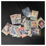 18 Baseball cards from late 1980