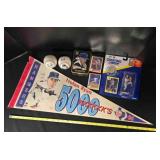 Nolan Ryan memorabilia; Rangers pennant