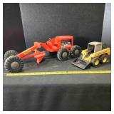 Structo Grader & ERTL John Deere Front end loader