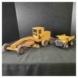 Tonka Road Grader, 18"& Remco Caterpillar 785