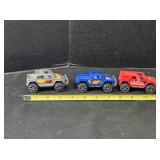 3 model trucks; 2 Eco Expedition, Mountain Rescue