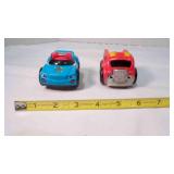 2 Fisher-Price Lil Zoomers Police Car & Firetruck