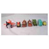 7 CARS movie model cars; airplane, buzzsaw