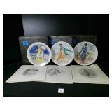 Vintage Women of the Century collectible plates