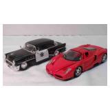 Maisto Ferrari Enzo & Maisto 1955 Buick police car