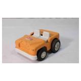 Vintage Tonka steel/plastic orange Jeep